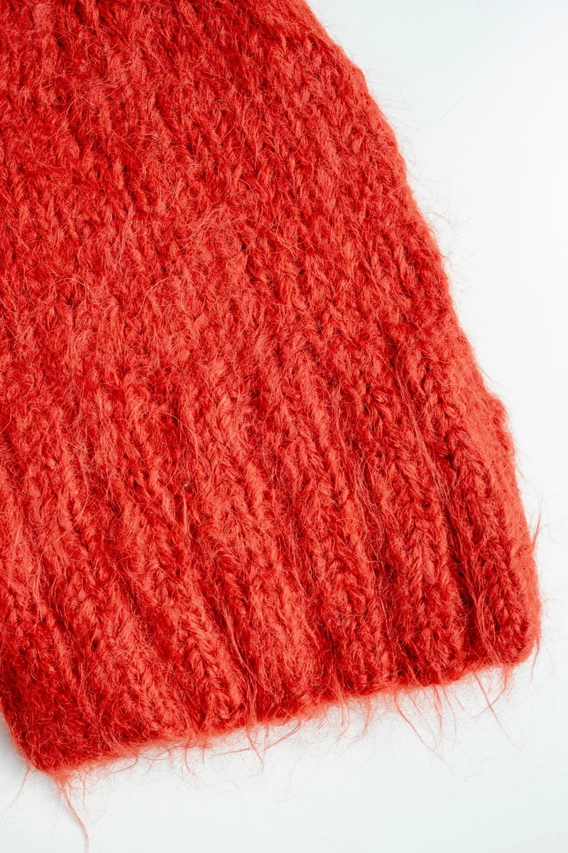 Aurelia Beanie - Redish Orange