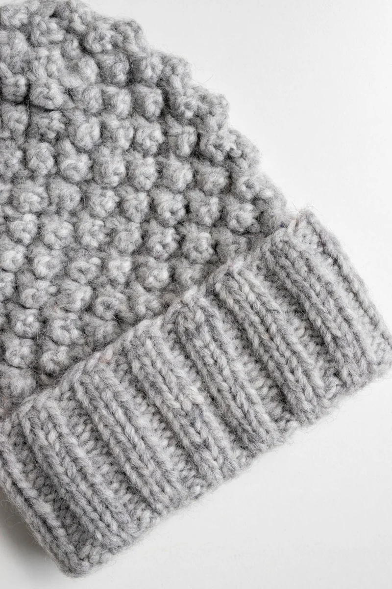 Candelaria Beanie - Light Gray