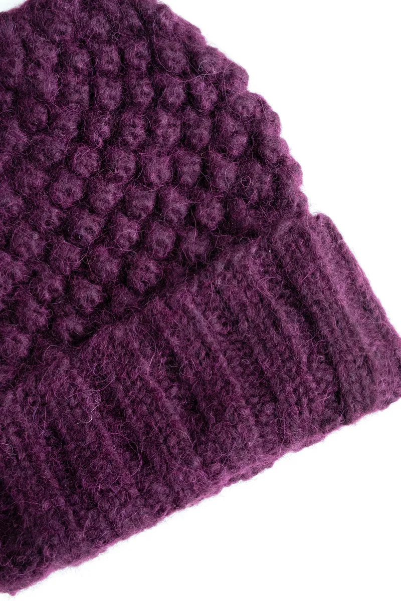 Candelaria Beanie - Purple
