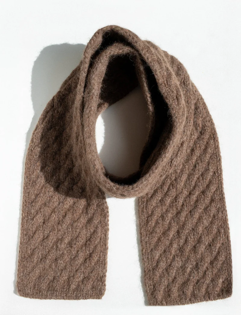 Rita Scarf - Dark Nougat
